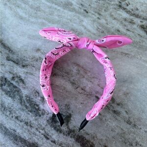 Pink Paisley Headband